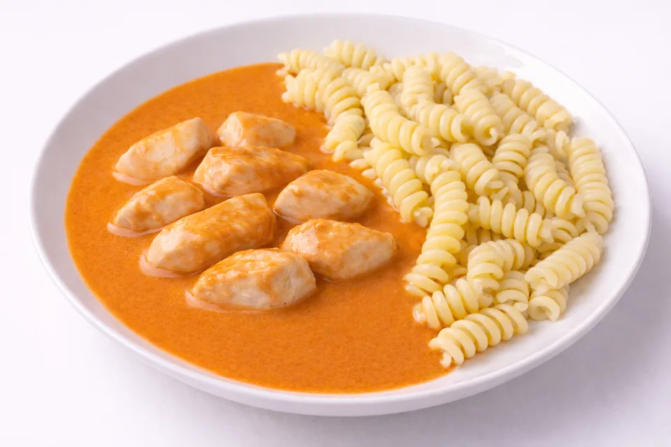 Chicken Paprikash with Pasta